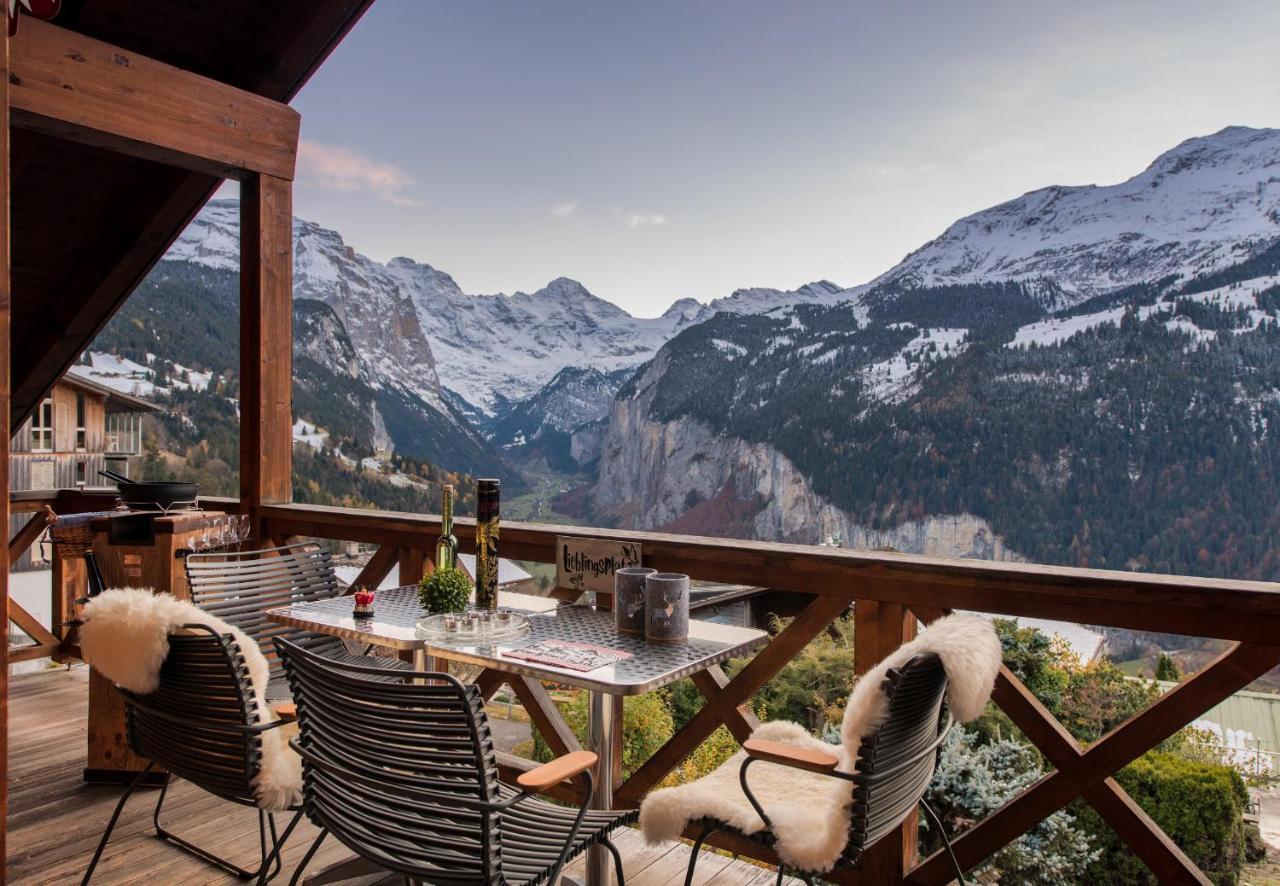 Chalet Rose Penthouse Wengen Zewnętrze zdjęcie