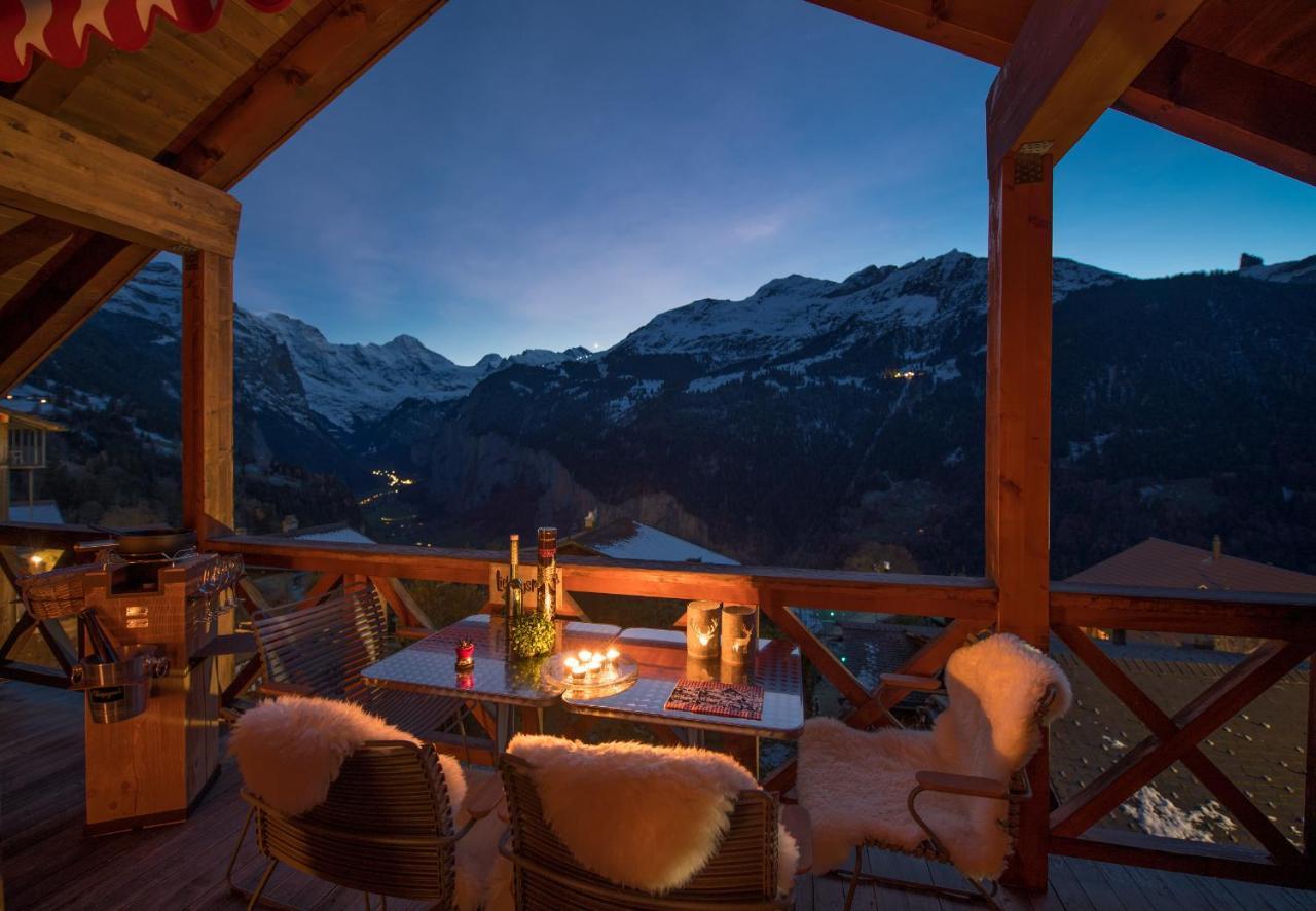 Chalet Rose Penthouse Wengen Zewnętrze zdjęcie