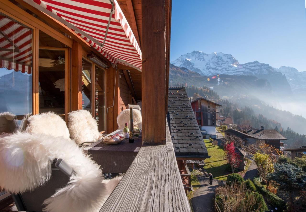 Chalet Rose Penthouse Wengen Zewnętrze zdjęcie