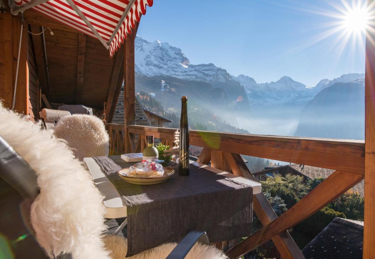 Chalet Rose Penthouse Wengen Zewnętrze zdjęcie