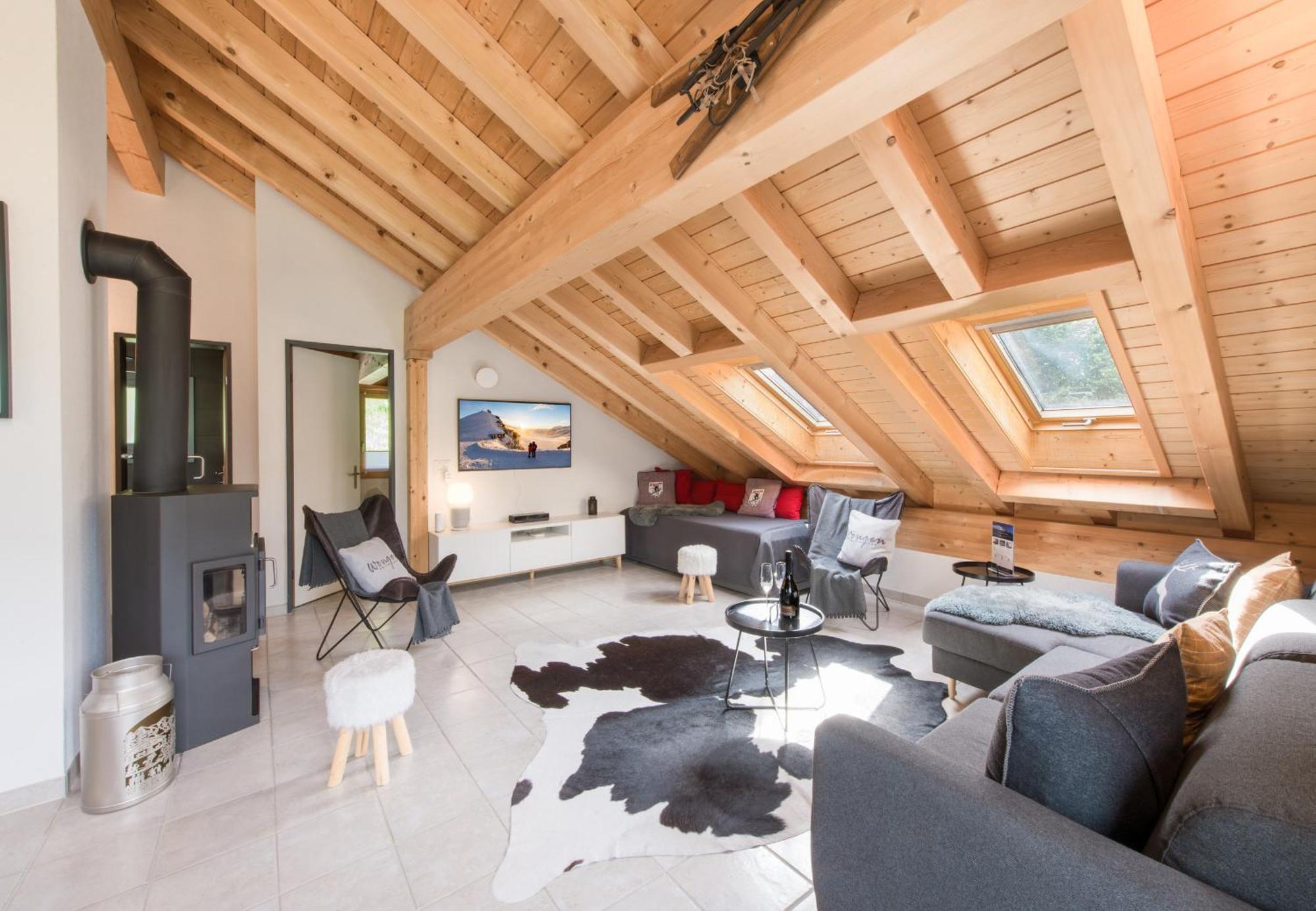 Chalet Rose Penthouse Wengen Zewnętrze zdjęcie
